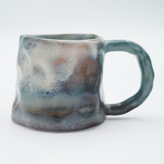 Handcrafted Ceramic Mug - Blue Shade Haze