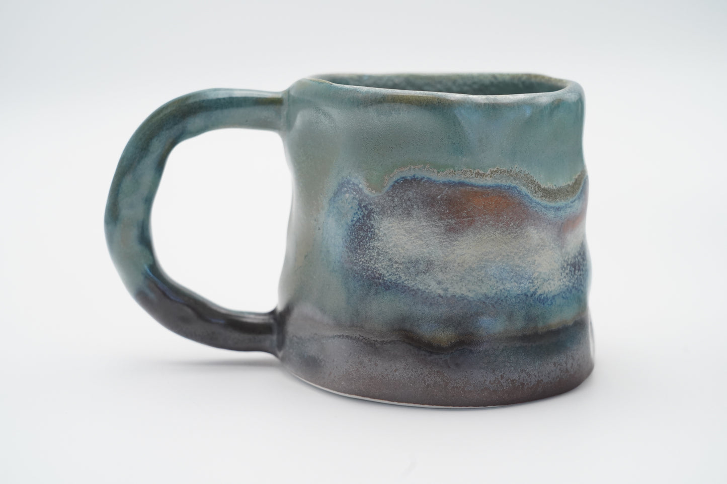 Handcrafted Ceramic Mug - Blue Shade Haze