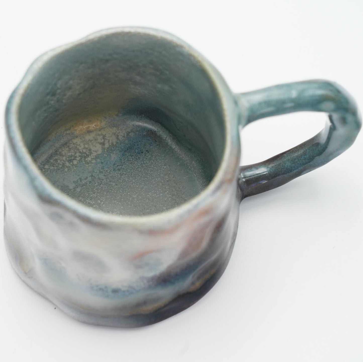 Handcrafted Ceramic Mug - Blue Shade Haze