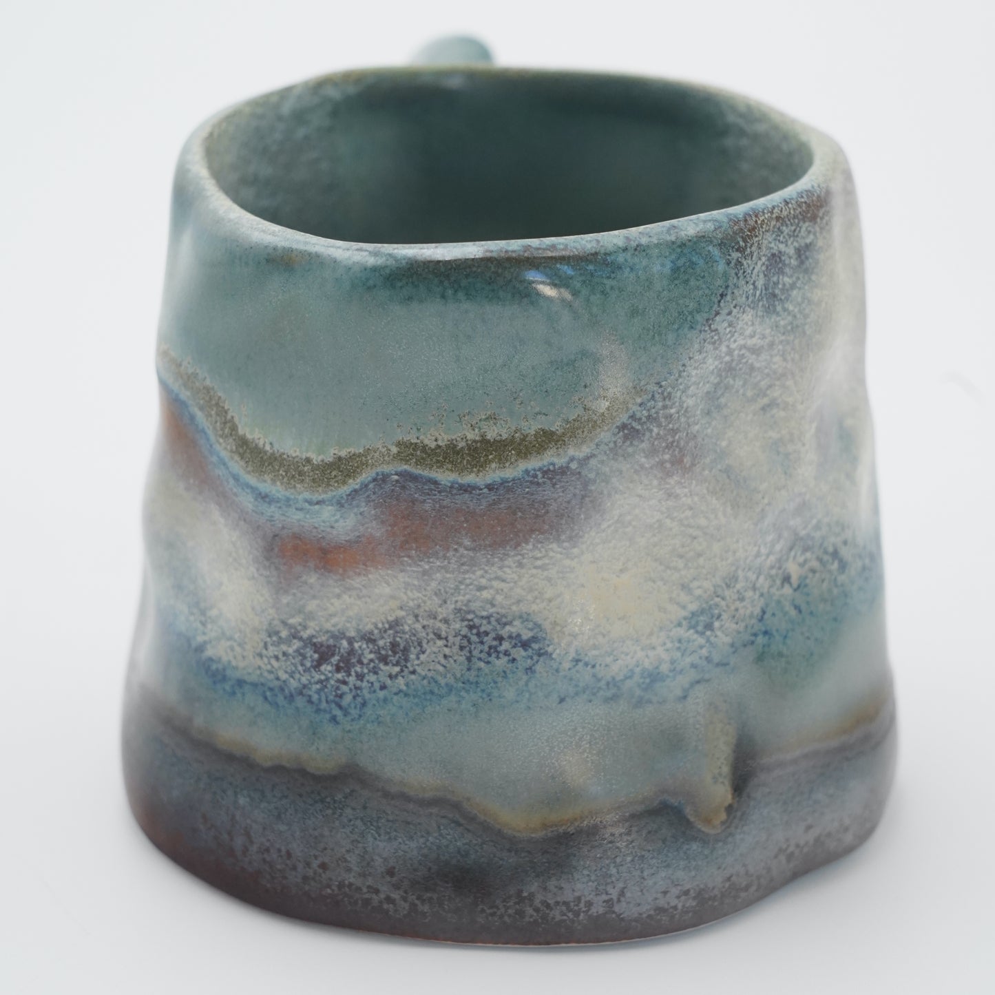 Handcrafted Ceramic Mug - Blue Shade Haze